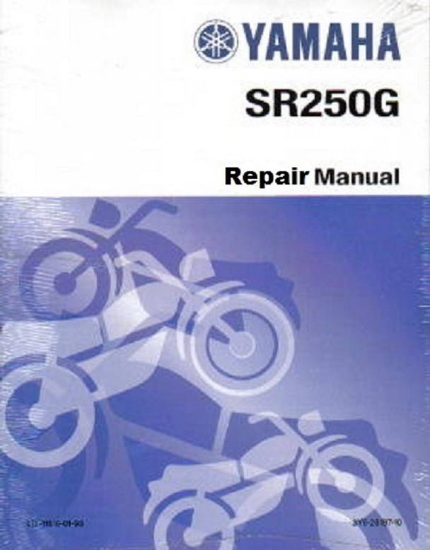 Yamaha SR 250 Workshop Manual on CD 