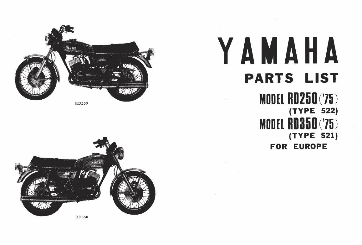 Yamaha RD250 RD350 1975 Parts List cover.jpg
