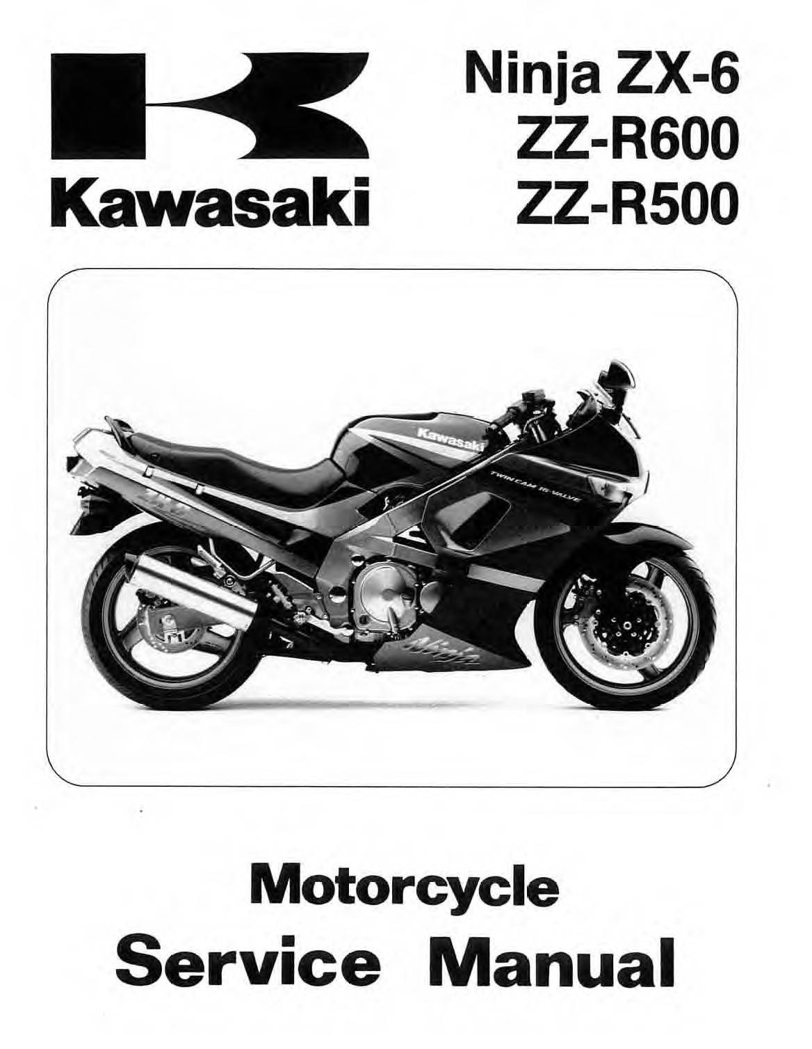 Kawasaki zzr 600 инструкция
